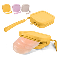 Pochette de rangement en silicone pour cache-tétons – Étui hygiénique étanche qui garde les pasties propres et au sec pour les voyages ou la salle de sport