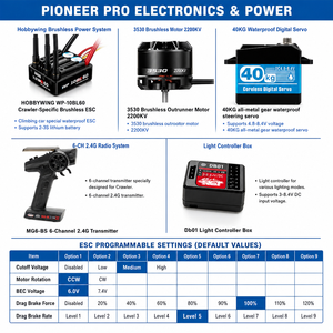 <span class=keywords><strong>รถ</strong></span><span class=keywords><strong>บังคับ</strong></span>วิทยุ RGT EX86110PRO Pioneer ขนาด 1/10 ขับเคลื่อน 4 ล้อ พร้อมมอเตอร์แบบไร้แปรงถ่าน เซอร์โว 40 กก. <span class=keywords><strong>เพลา</strong></span>พอร์ทัล กันน้ำ รีโมทคอนโทรลโลหะ 6 ช่องสัญญาณ - Product Image 2