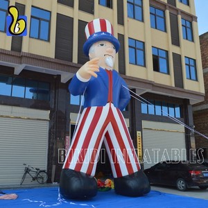 20FT bandiera USA mascotte gonfiabile <span class=keywords><strong>zio</strong></span> Sam figura palloncino decorazione Festival - Product Image 2