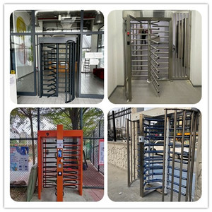 Tourniquet pleine <span class=keywords><strong>hauteur</strong></span> en acier inoxydable 304, haute sécurité, avec garantie de 2 ans, protection IP55, anti-collision, accès par code QR et RFID - Product Image 5