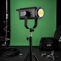 Projecteur Vidéo LED 300W à Éclairage Continu Avec Monture Bowens et Étrier en U, Lumière pour Studio Photo