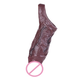 Funda de silicona suave SXXY para pene, realista, con efecto de alargamiento y retraso de la eyaculación - Product Image 5