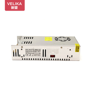 Alimentation à découpage Velika S-480-42 42V 11.6A pour équipement CNC et machine à pas motorisé, usage intérieur - Product Image 1