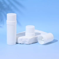 Contenants vides en plastique PP transparents de 30 ml/60 ml avec étiquette personnalisée, à mécanisme rotatif, pour déodorant naturel, barre de lotion et baume pour les talons