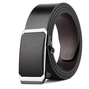 Nuevo Cinturón de Cuero PU Vintage para <span class=keywords><strong>Hombre</strong></span>, Hebilla Automática de Hierro, Color Blanco, Moda Casual de Negocios, Duradero, para Hombres de Mediana Edad y Mayores - Product Image 4