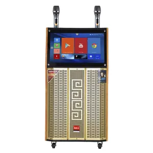 Boîte de karaoké Wifi avec système Android, écran tactile, haut-parleur de musique extérieur, lecture directe de Youtube, prise en charge de l'audio vocal - Product Image 1