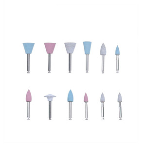 Dental Silicone Grinding And <b>Polishing</b> Head Kit 12 Pieces Cone Shape Multiple Colors <b>For</b> Dental <b>Drill</b> Accessories - Product Image 2