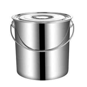 Bac à soupe droit épaissi en acier inoxydable, pot à soupe de grande qualité, pédale pour la cuisine - Product Image 1