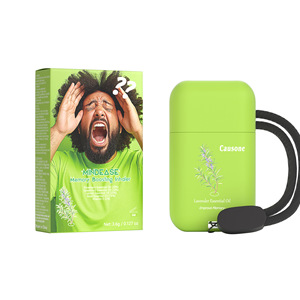 Inhalador Nasal de Aceite Esencial de Romero Herbal, con Menta, Alivia Mareos y Dolores de Cabeza por Estrés, Ideal para el Estudio y el Trabajo - Product Image 1