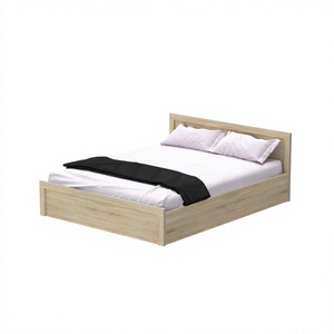 Base de Cama Moderna 2216 Tamaño Queen, Plataforma para Colchón, Panel de Tablero de Partículas, Muebles Minimalistas para Dormitorio, Multifuncional - Product Image 2