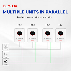 DEMUDA DFHY-13.2KVAハイブリッドインバーターソーラー13.2Kw 1.5KW 48V 220Vスプリットフェーズ純粋正弦波インバーター家庭用太陽エネルギーシステム - Product Image 5