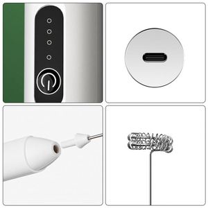Fouet Électrique Rechargeable en Métal de Haute Qualité pour Café et Lait, Idéal pour les Professionnels - Product Image 3