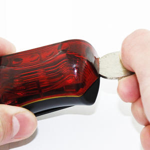 Luz trasera Led para bicicleta, 4 modos, fuente de luz de plástico resistente al agua para ciclismo al aire libre, bicicleta de montaña, advertencia de seguridad nocturna - Product Image 2