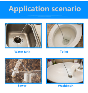 <span class=keywords><strong>Tuyau</strong></span> pliable Pick up Reacher Évier de cuisine Drains <span class=keywords><strong>Toilette</strong></span> Épilateur Outil Doux Grabber Griffe Drain Clog Remover - Product Image 6