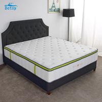 Modernes neues Design Hotel Gel Memory Foam Latex Feder bett Matratze King Size Bett matratzen in einer Box