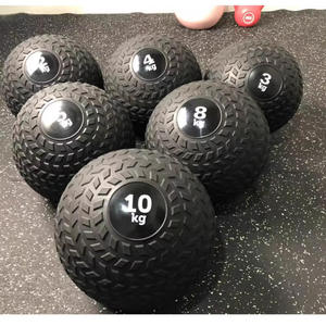 Pour l'entraînement <span class=keywords><strong>CrossFit</strong></span> Black <span class=keywords><strong>Slam</strong></span> <span class=keywords><strong>Ball</strong></span> Balle de médecine texturée sans rebond en PVC - Product Image 3