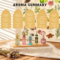 Ensemble de parfums arabes de luxe haut de gamme en gros, parfum de rose longue durée, parfum classique liquide, parfum MINI Dubai Spa