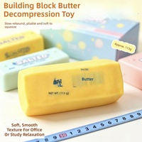 Nouvel Arrivage : Jouet Anti-Stress Réaliste en Caoutchouc, Bâton de Beurre Moelleux, Bloc de Construction en Forme de Barre de Lait à Rebond Lent, Vente en Gros, 5 à 7 Ans