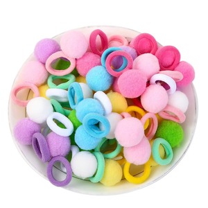 Tùy Chỉnh 50 Pcs Mỗi Túi Tóc Bóng Tóc Sợi Dây Thừng Siêu Dễ Thương Nylon Ban Nhạc Mới Mẫu Giáo Cô Gái Đáng Yêu Tóc Vòng Đàn Hồi Cao Mũ - Product Image 5