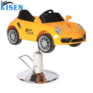 Kisen, venta al por mayor, forma de <span class=keywords><strong>coche</strong></span> pequeño, barbería barata, salón de belleza <span class=keywords><strong>para</strong></span> niños, <span class=keywords><strong>silla</strong></span> de barbero rosa <span class=keywords><strong>para</strong></span> niños con <span class=keywords><strong>volante</strong></span> de <span class=keywords><strong>juguete</strong></span> - Product Image 3