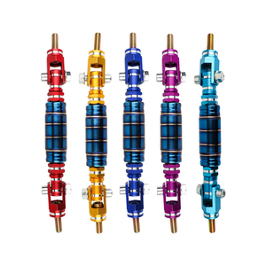 Barra enrollable Universal de titanio para coche, mango de techo de aluminio JDM, color azul y dorado, agarre Interior - Product Image 4