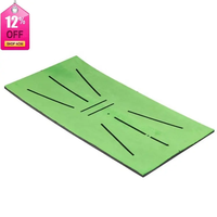 Tapis de golf à impact de détection de chemin de balançoire de qualité supérieure Entraîneur d'entraînement de frappe Aide au golf intérieure et extérieure Tapis d'entraînement de golf