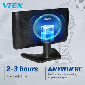 Téléviseur de poche 10 pouces, lecteur multimédia ATSC DVB-T2, petit téléviseur intelligent LED, télévision de voyage, mini télévision pour la Coupe du Monde - Product Image 2