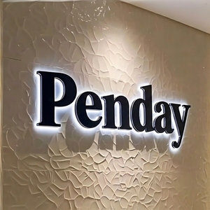 Letrero con Logotipo 3D Personalizado de Fábrica, Letrero con Nombre de Salón Retroiluminado de Acrílico para Negocios, Luz LED para Edificios y <span class=keywords><strong>Bodas</strong></span> - Product Image 2