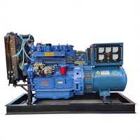 Groupe électrogène diesel silencieux industriel 40 kVA 30 kW à prix d'usine, 4 cylindres, refroidissement par eau, démarrage électrique, pour usine