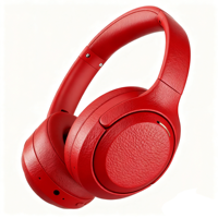 Headset Gaming Nirkabel Lipat Over Ear Stereo dengan Peredam Kebisingan ANC dan Mikrofon untuk PC dan Ponsel