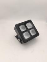 Projecteur LED PAR sans fil DMX512 Wifi 4x20W IP65 étanche, alimenté par batterie, RGBWAUV 6-en-1, pour DJ, scène, mariage, spectacle