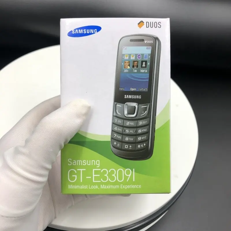 Grosir ponsel fitur tidak terkunci Harga Murah 3G GSM Dual-SIM keyboard fungsi untuk Samsung 3309 3G