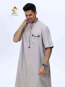 เสื้อคลุมผู้ชาย HARAMAIN แบบกระดุมสแนปสี่เม็ด ผ้าฝ้าย 100/100 สวมใส่สบายอย่างน่าทึ่ง - Product Image 4