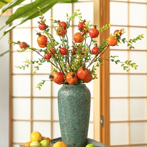 Ramo di <span class=keywords><strong>Melograno</strong></span> Artificiale in Schiuma, 4 Pezzi, per Decorazione Domestica - Vendita Calda - Product Image 2