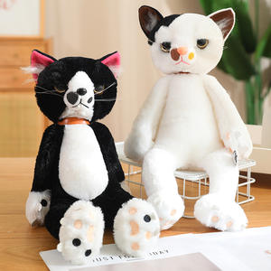 Peluche de <span class=keywords><strong>chat</strong></span> réaliste multi-styles, douce et mignonne, pour la vente en gros et au détail, compagnon de jeu pour enfants, décoration maison et voiture - Product Image 1