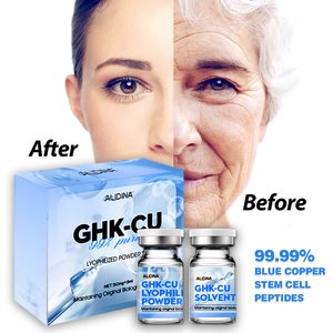 Vial de Péptido de Cobre Azul GHK-Cu al 99.99% para Sérum Facial Antienvejecimiento, Hidratante y Reparador para el Cuidado de la Piel con Células Madre - Product Image 1