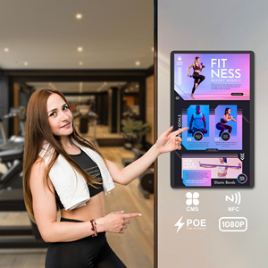 32\" <b>Wall</b> Mount Android 14 Digital Signage <b>Display</b> 4+32GB Optional POE NFC 6 TOPS AI Performance Touch Screen for Business Use N - Product Image 1