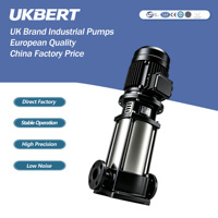 Pompa Inline Multistage Vertikal UKBERT GDL, Besi Cor & Baja Tahan Karat, Pompa Booster untuk Pasokan Air Gedung Bertingkat Tinggi