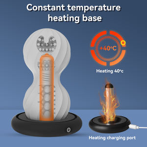 Alat Masturbasi Pria dengan Getaran dan Pemanas, Fitur Bola Berputar dan Stimulasi <span class=keywords><strong>Anal</strong></span>, Bahan TPE, Mainan Seks - Product Image 2