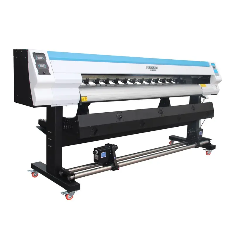 Audley CE S2000 xp600 dx11 automatische inkjet 1,8 m ditial eco lösungsmittel flex banner drucker druck maschine für verkauf