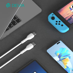 <span class=keywords><strong>Devia</strong></span> 1M PVC Type-<span class=keywords><strong>C</strong></span> à Type-<span class=keywords><strong>C</strong></span> <span class=keywords><strong>C</strong></span>âble de Charge Rapide 3A <span class=keywords><strong>USB</strong></span> <span class=keywords><strong>C</strong></span>âble de Charge de Téléphone Portable avec Boîte de Fonction d'Alimentation Emballage - Product Image 5