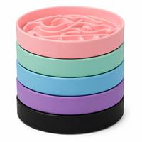 Gamelle anti-glouton pour chien OEM ODM, gamelle interactive pour une alimentation saine, en silicone antidérapant, écologique, pour une alimentation lente