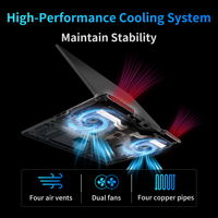 Nouvel ordinateur portable de jeu de 16 pouces, processeur Core I7-13620H 10 cœurs, carte graphique dédiée RTX 4060 8 Go GDDR6, 16 Go DDR5, SSD 512 Go, écran IPS 144 Hz 16:10