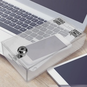 Manufacturer Custom Small Single Compartment Clear for Acrylic Phone Lockable Wall Display Cabinet - Product Image 2