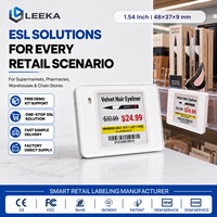 Etiqueta de Precio Digital Electrónica de 1.54 Pulgadas con Pantalla de Papel Electrónico de 4 Colores, BWR, BLE 5.0, con Plantilla Personalizada para Tiendas Minoristas, OEM, ODM