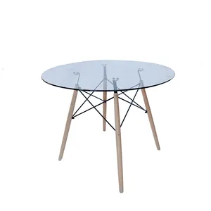 Fabricantes atacado vidro temperado cozinha mesa conjunto 4 cadeiras mesa basse en verre de luxe nova mesa de jantar conjunto moderno