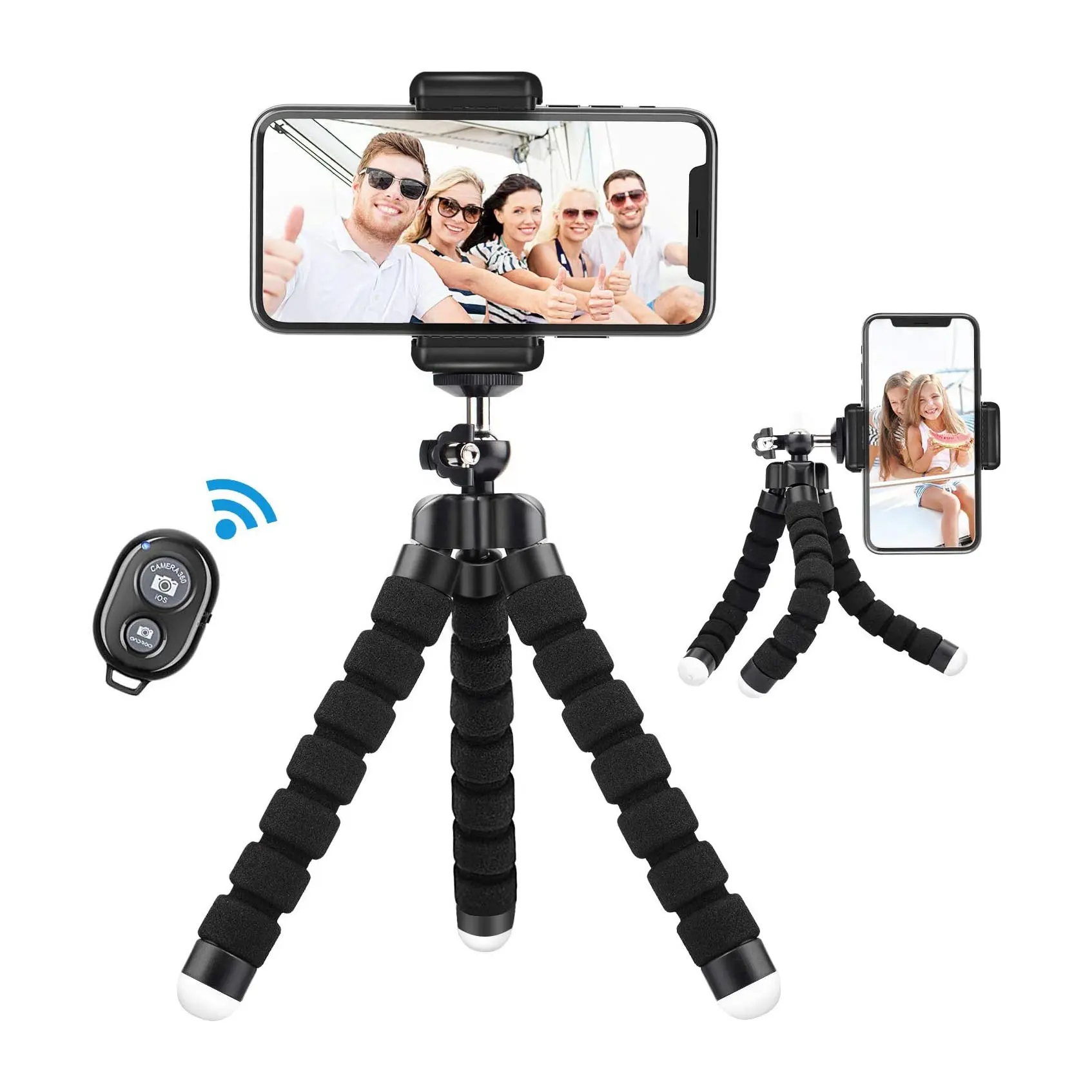 Flexible Camera Tripod Mini Phone Gorilla Pod Tripod Octopus Portable Bendy Travel Tripods for DSLR Camera Mobile Phone Actionca