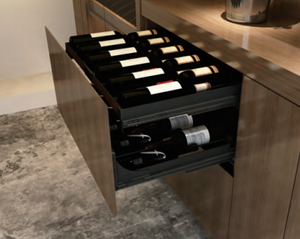 Hot Sale Dark Gray Steel 3-Sided Pullout Open Basket 16kg For Hospitality Large Wine Holder <b>Bottle</b> <b>Storage</b> <b>Rack</b> - Product Image 1