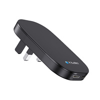 Cargador de 35W con Doble Puerto USB C, Adaptador de Corriente Compacto y Plegable, Enchufe USB Tipo C, Cargador Rápido de Pared