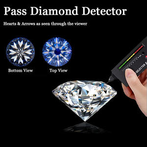 Trendy Flying Saucer Design Moissanite Diamante Mulheres Pingente Colar D Cor 0.5 1 quilate 925 Prata Banhado A Ouro Cadeia com Gra - Product Image 6